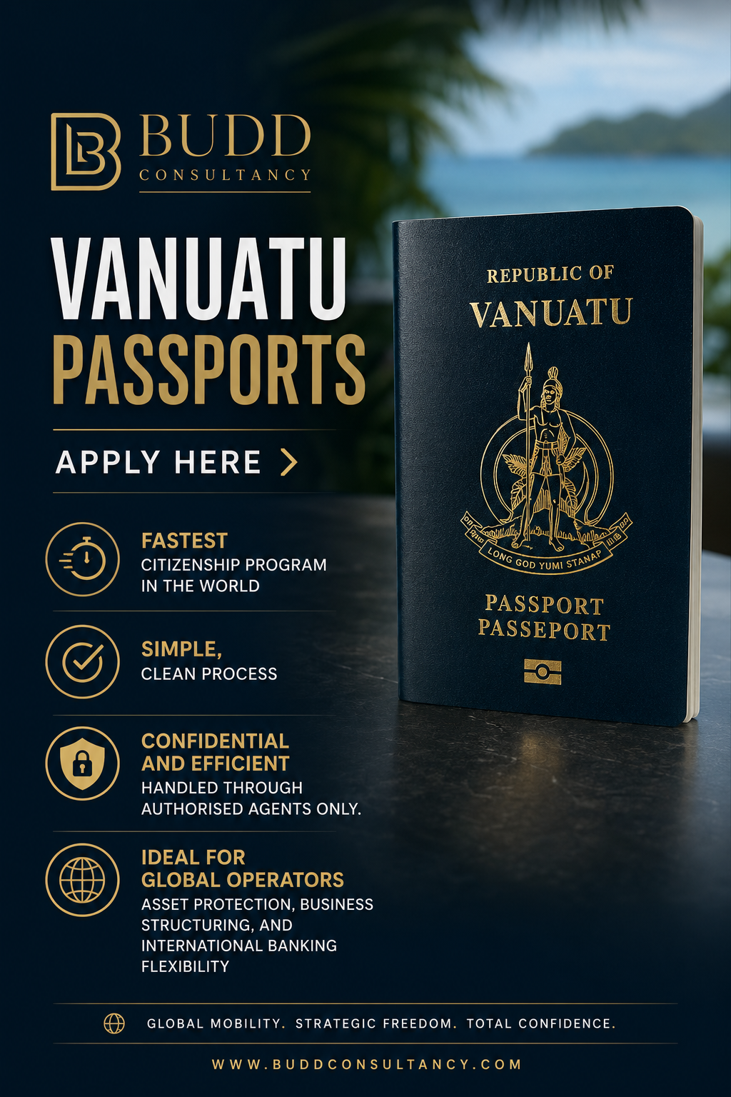 Vanuatu passport — Apply here via WhatsApp