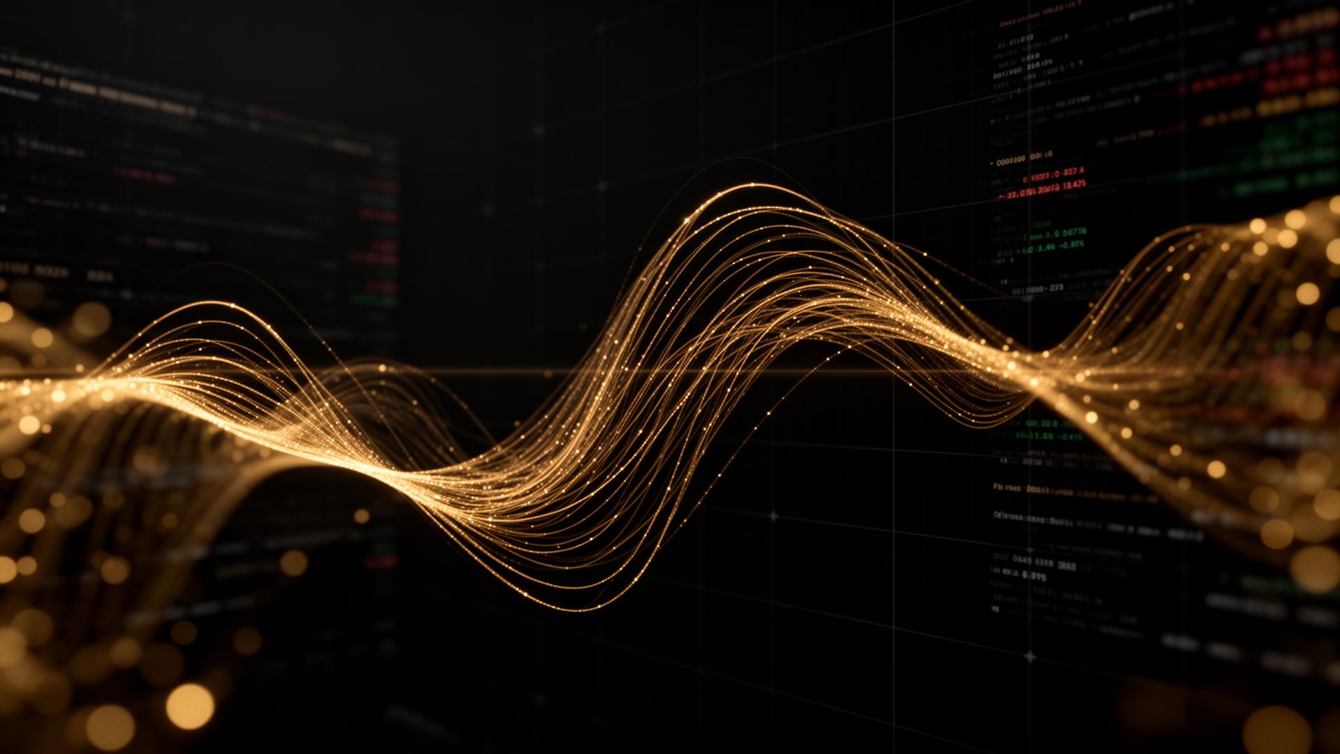 Gold probability curves over financial data streams